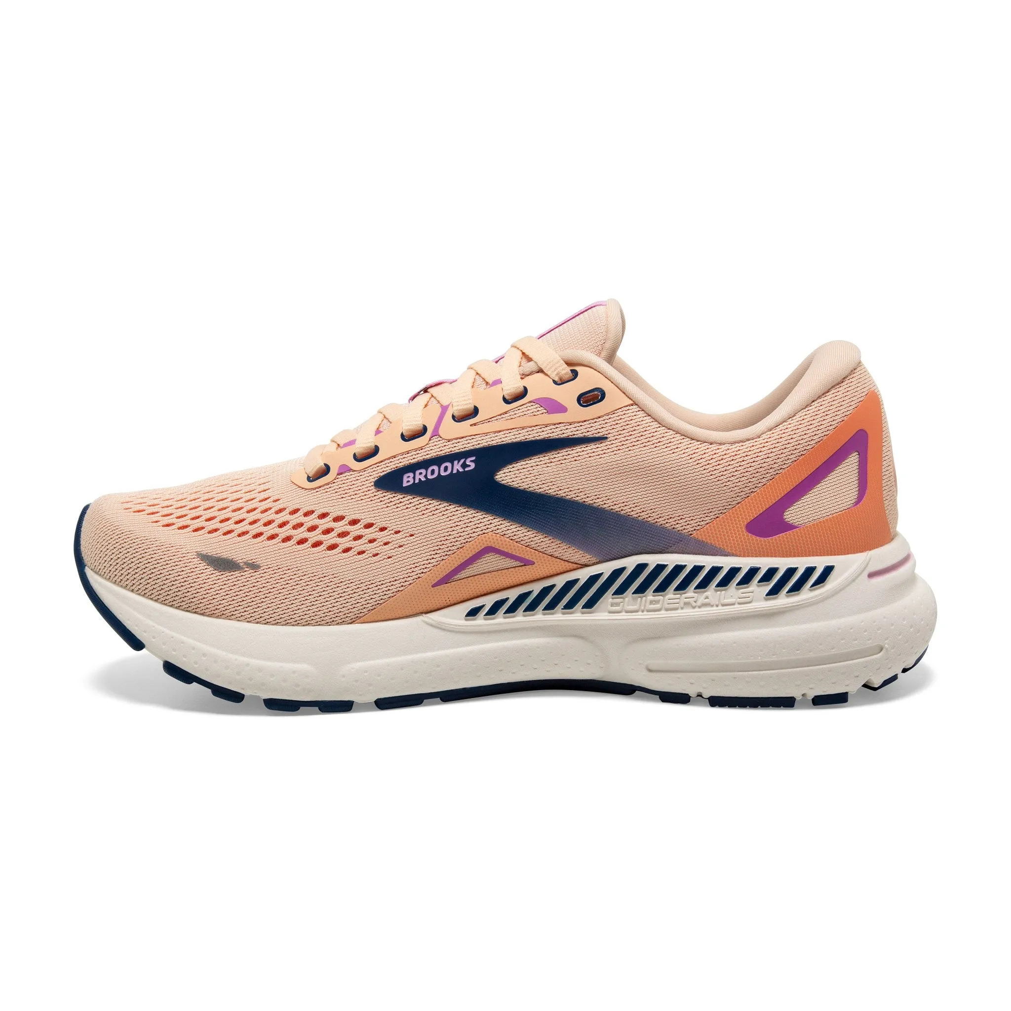 Brooks Women's Adrenaline GTS 23 Running Shoes Apricot / Estate Blue / Orchid