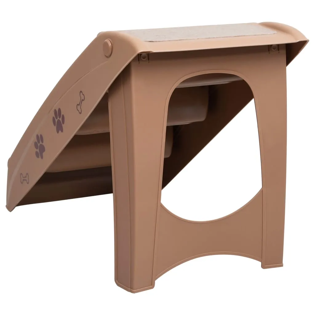 Brown · Foldable Pet Stairs