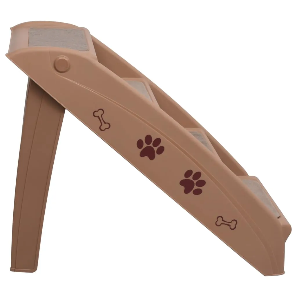 Brown · Foldable Pet Stairs