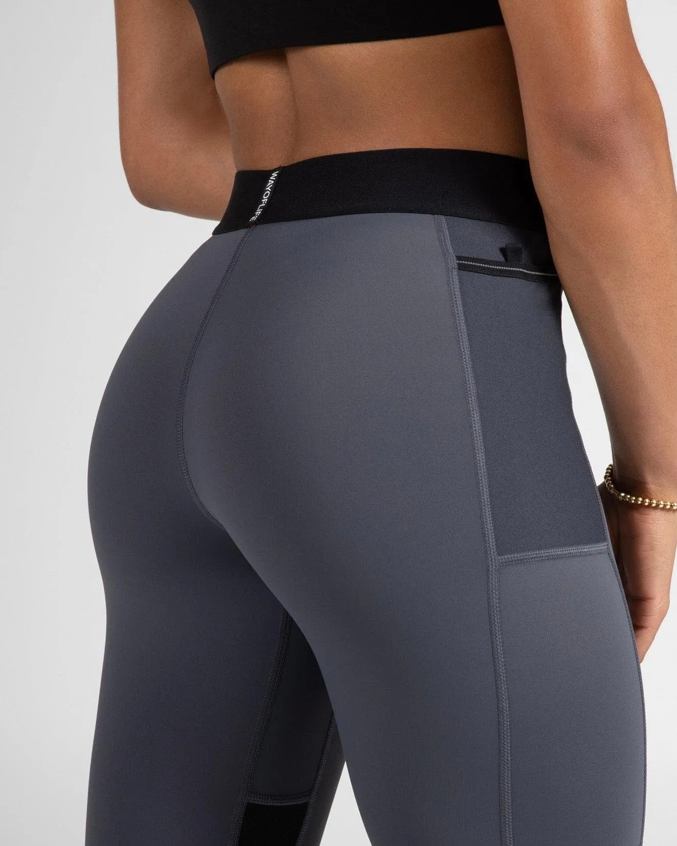 Fulton Legging in Hudson Grey
