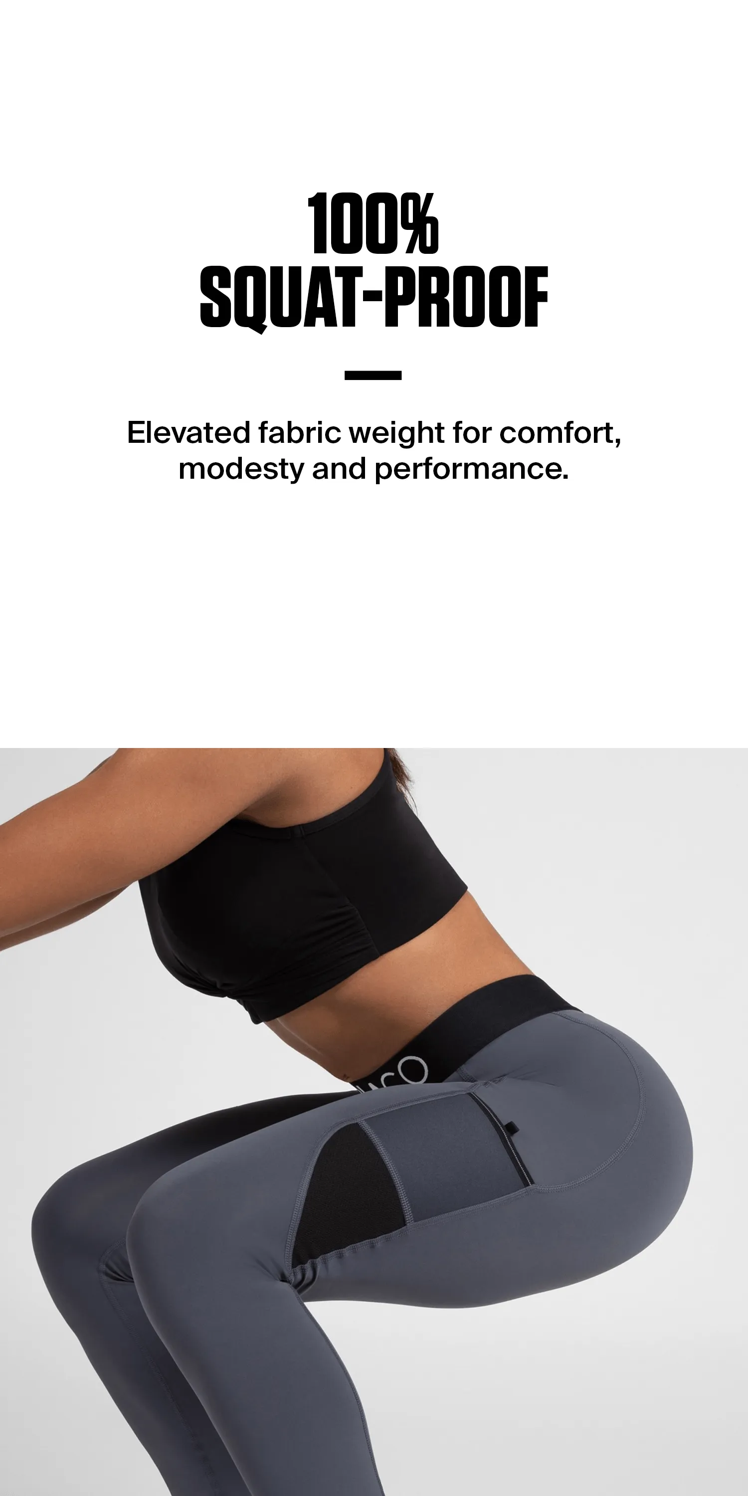 Fulton Legging in Hudson Grey