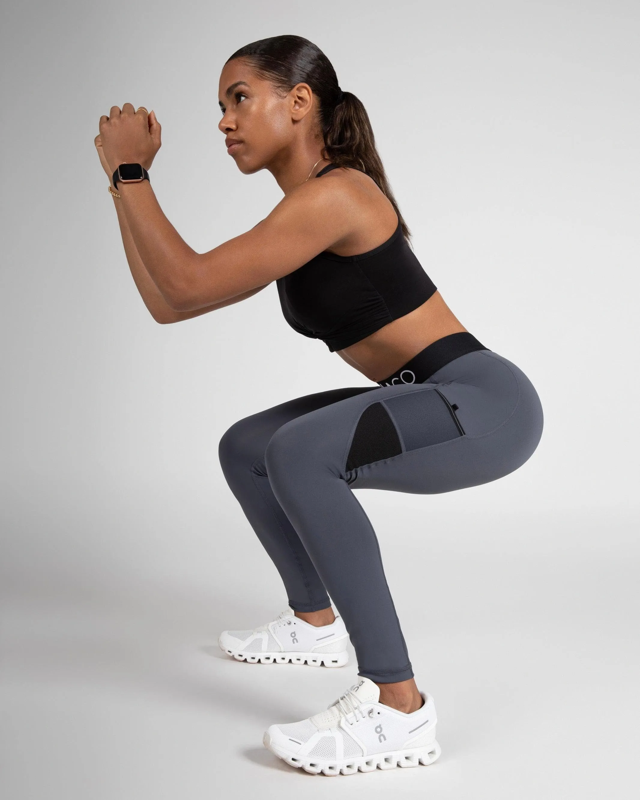 Fulton Legging in Hudson Grey