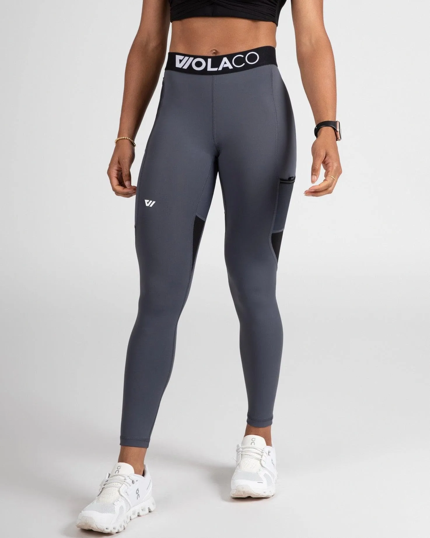 Fulton Legging in Hudson Grey