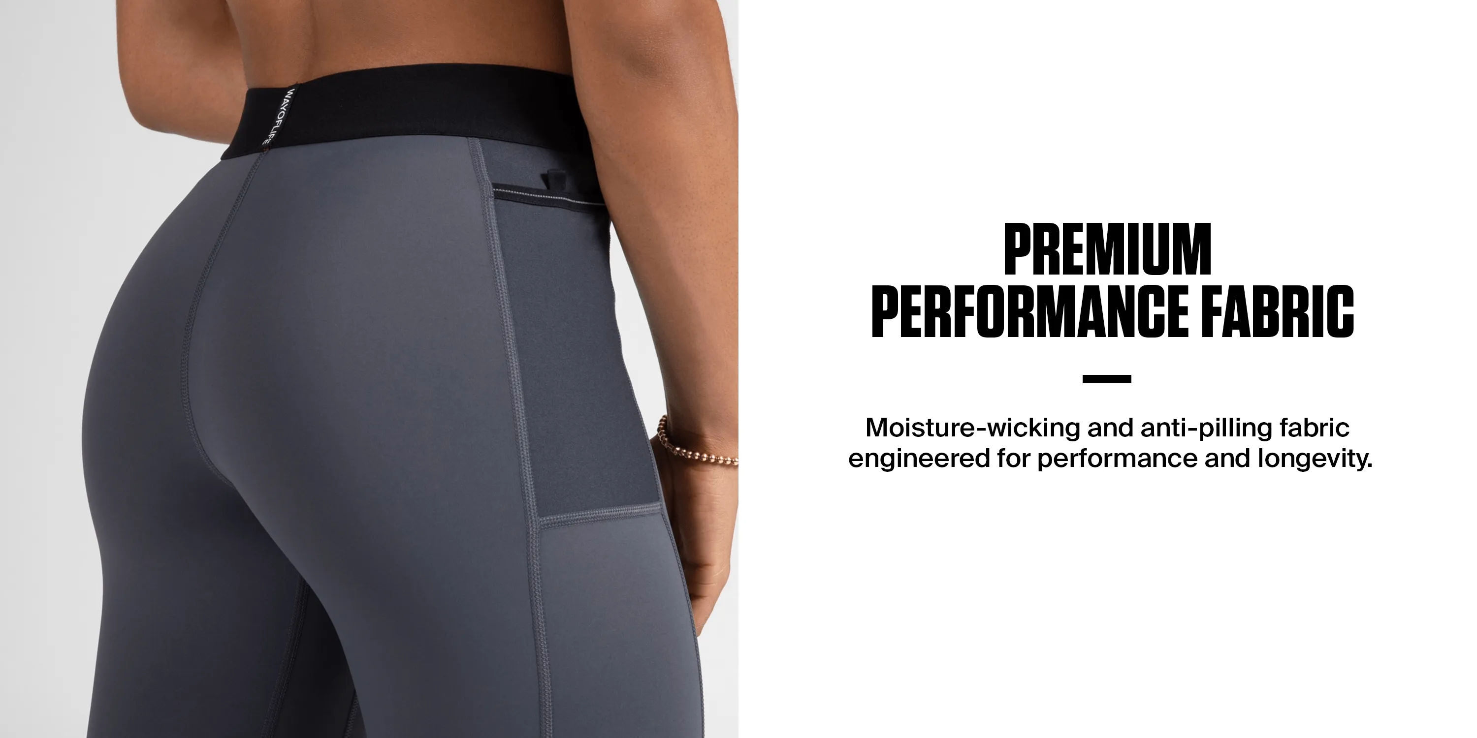 Fulton Legging in Hudson Grey