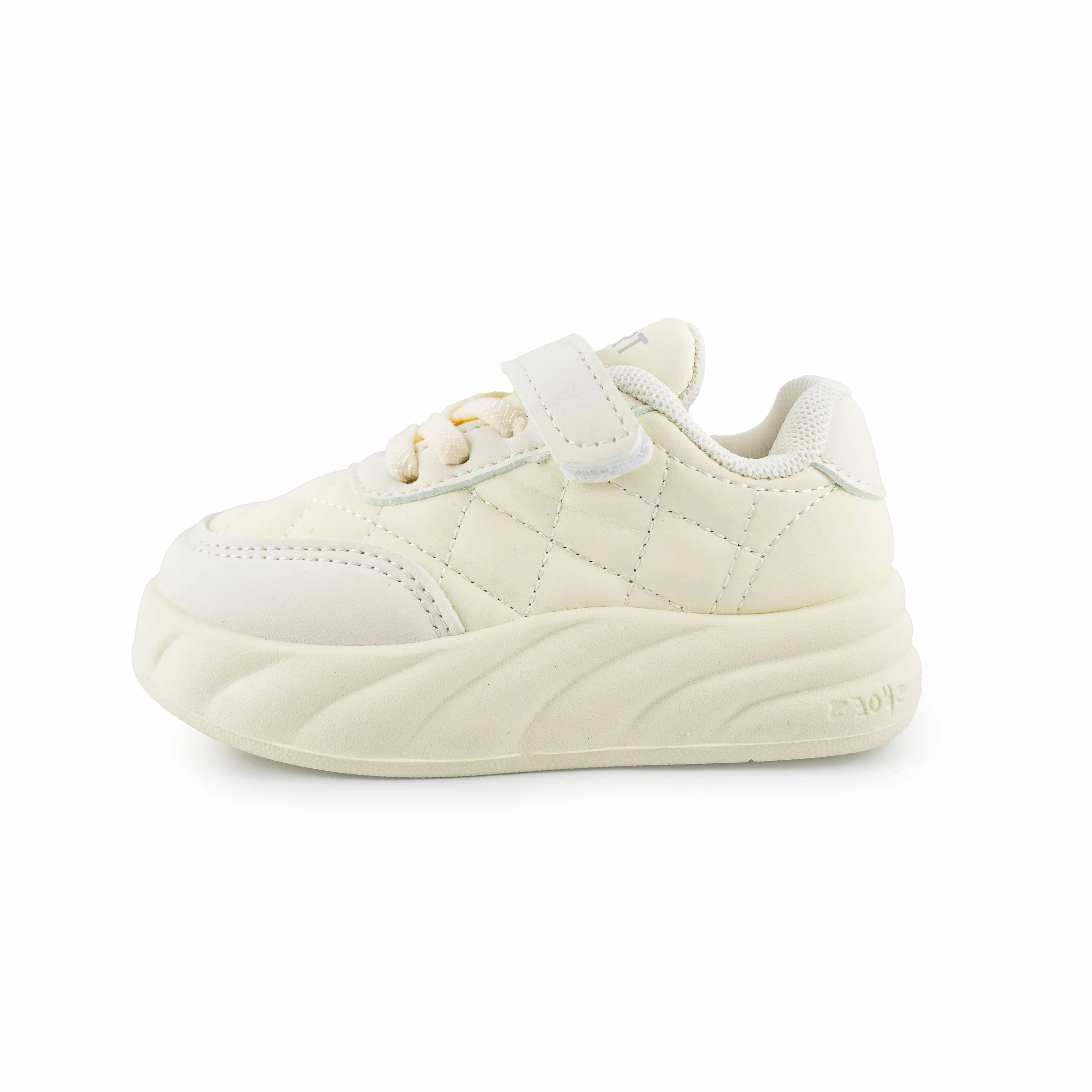 Kids' Quilted Comfort Sneakers - Z986 White