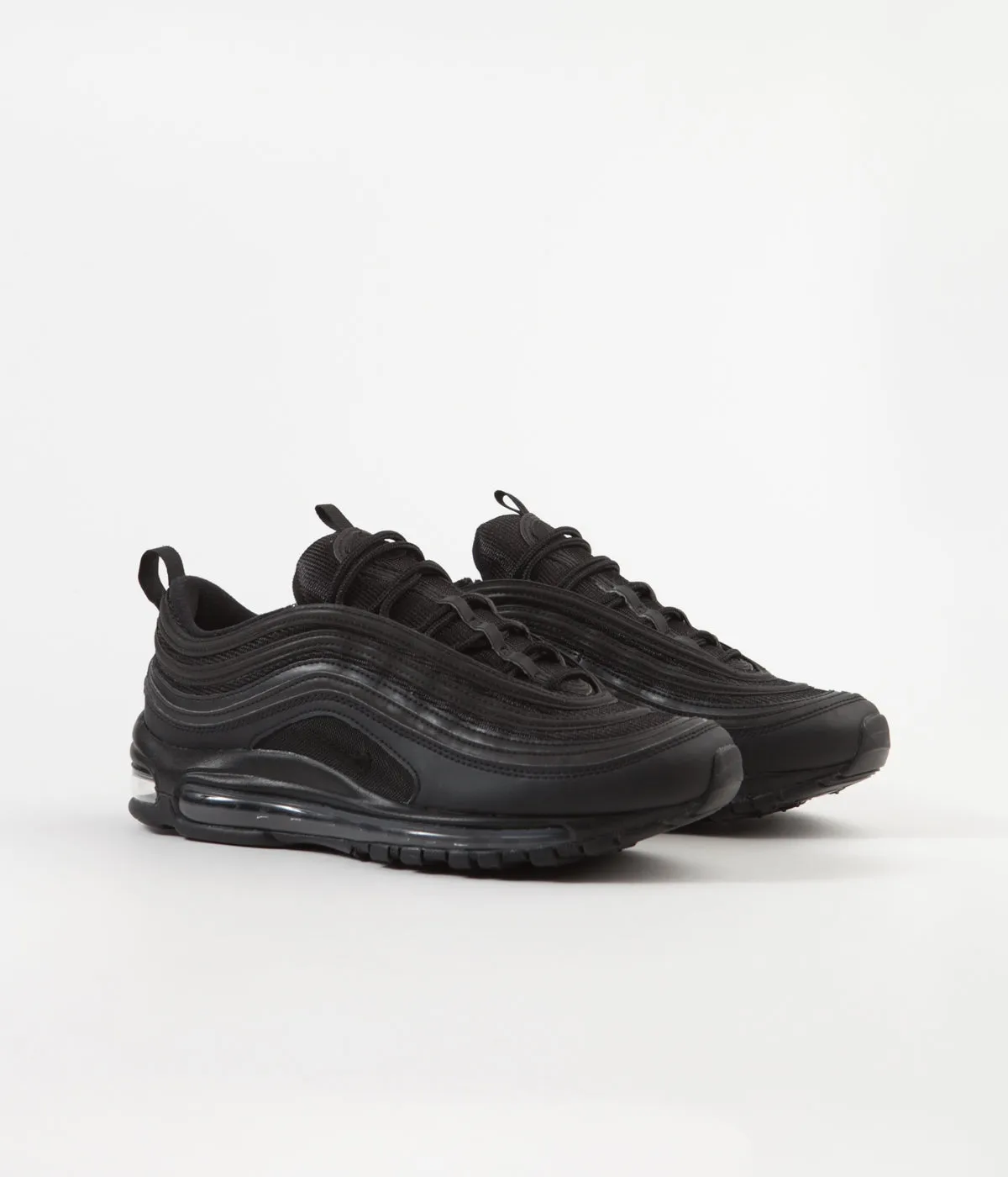 Nike Air Max 97 Shoes - Black / Black - White