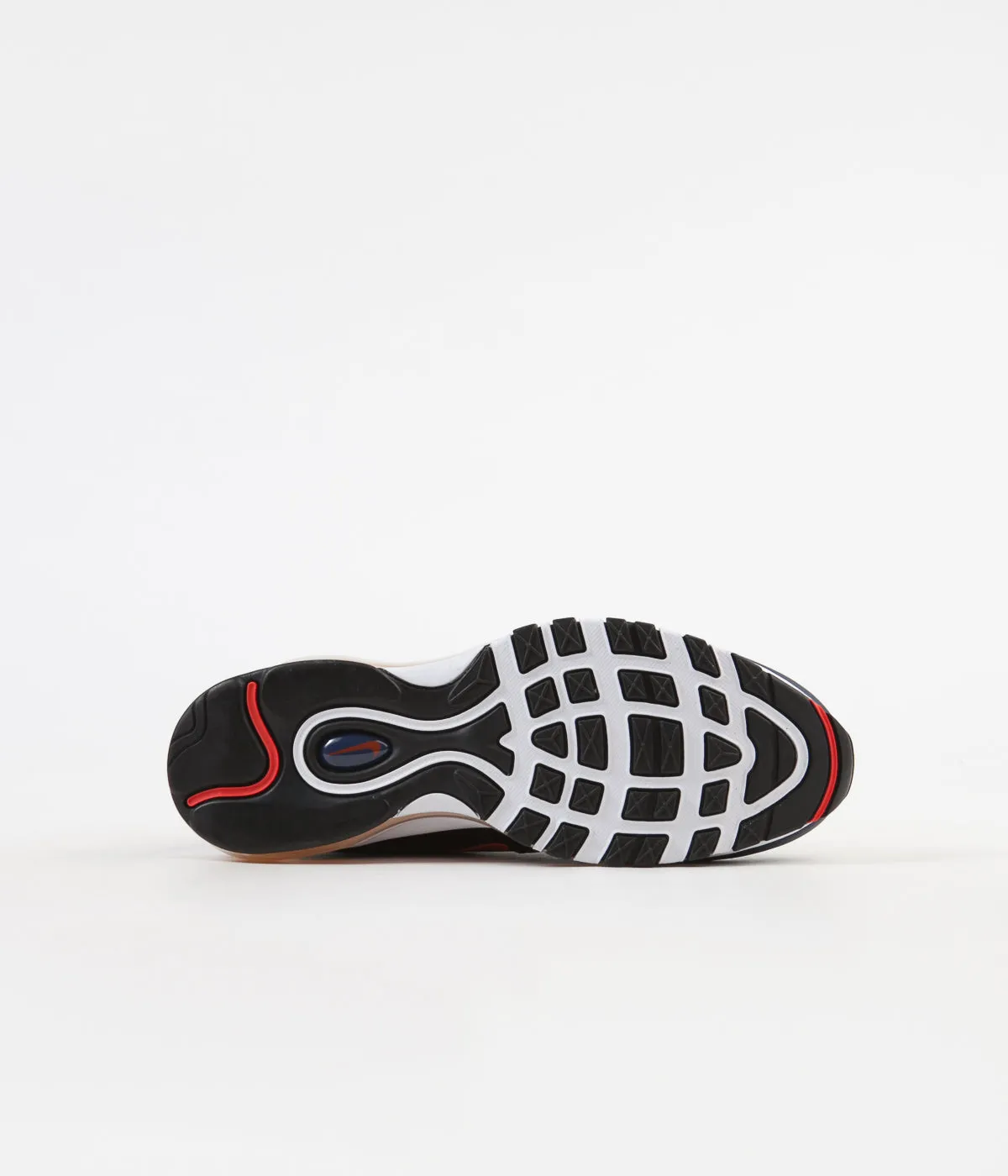Nike Air Max 97 Shoes - Midnight Navy / Habanero Red - Black - White