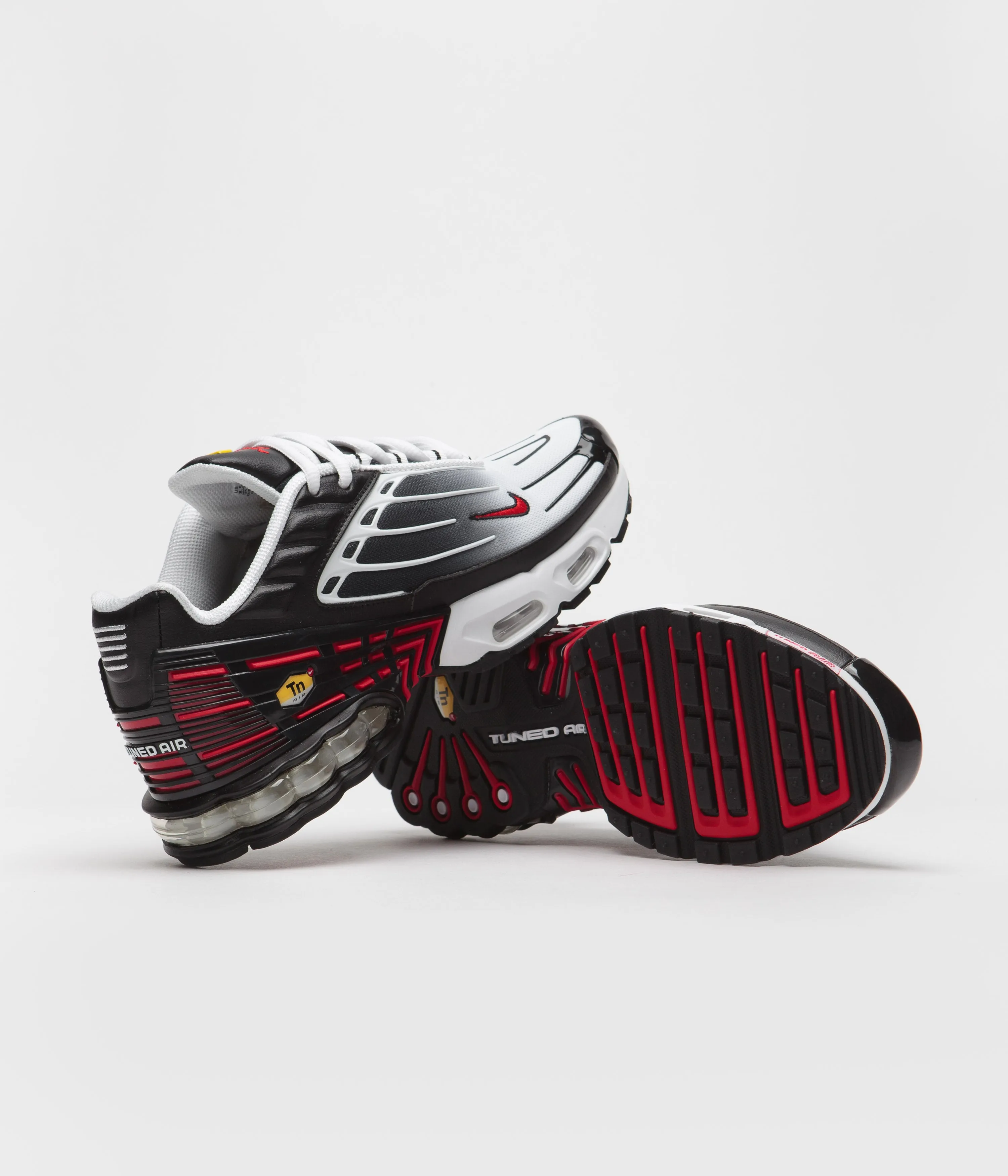 Nike Air Max Plus 3 Shoes - Black / University Red - White