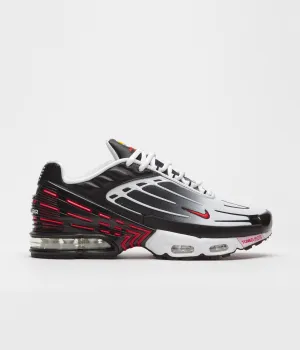 Nike Air Max Plus 3 Shoes - Black / University Red - White