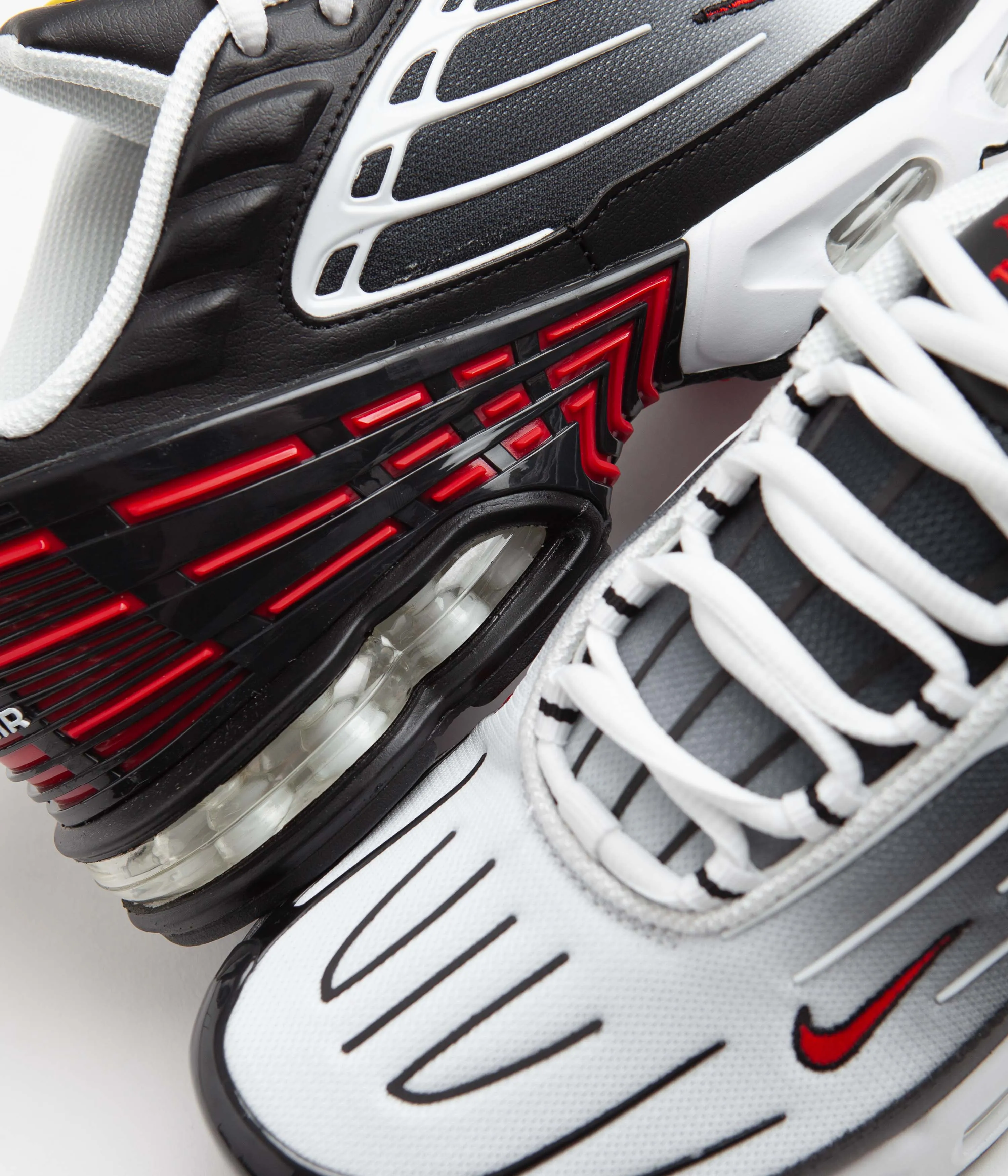 Nike Air Max Plus 3 Shoes - Black / University Red - White