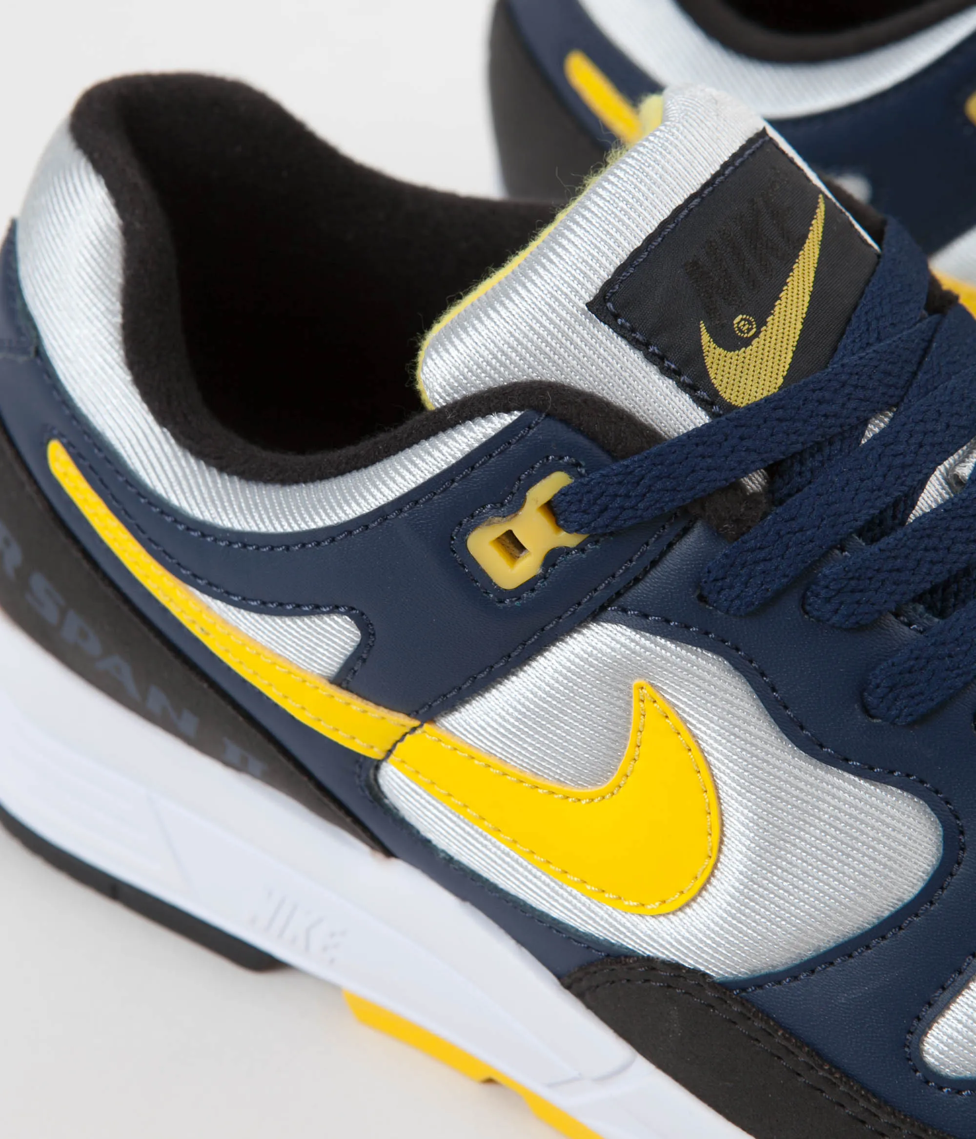 Nike Air Span II Shoes - Midnight Navy / Tour Yellow - Black