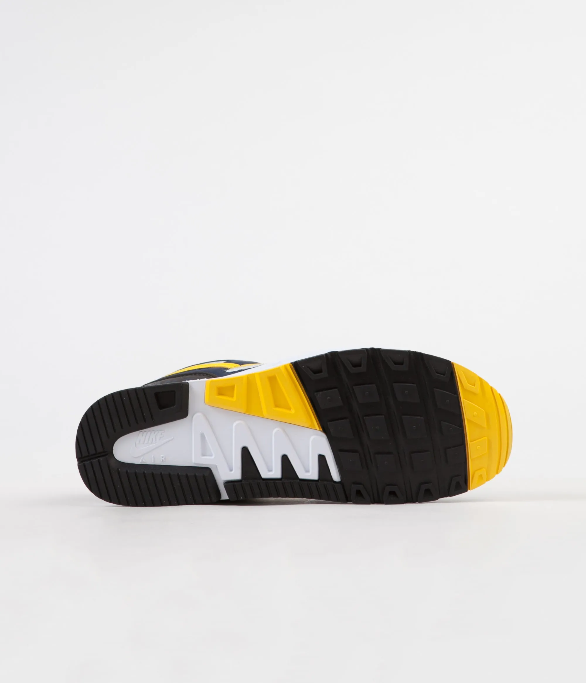 Nike Air Span II Shoes - Midnight Navy / Tour Yellow - Black