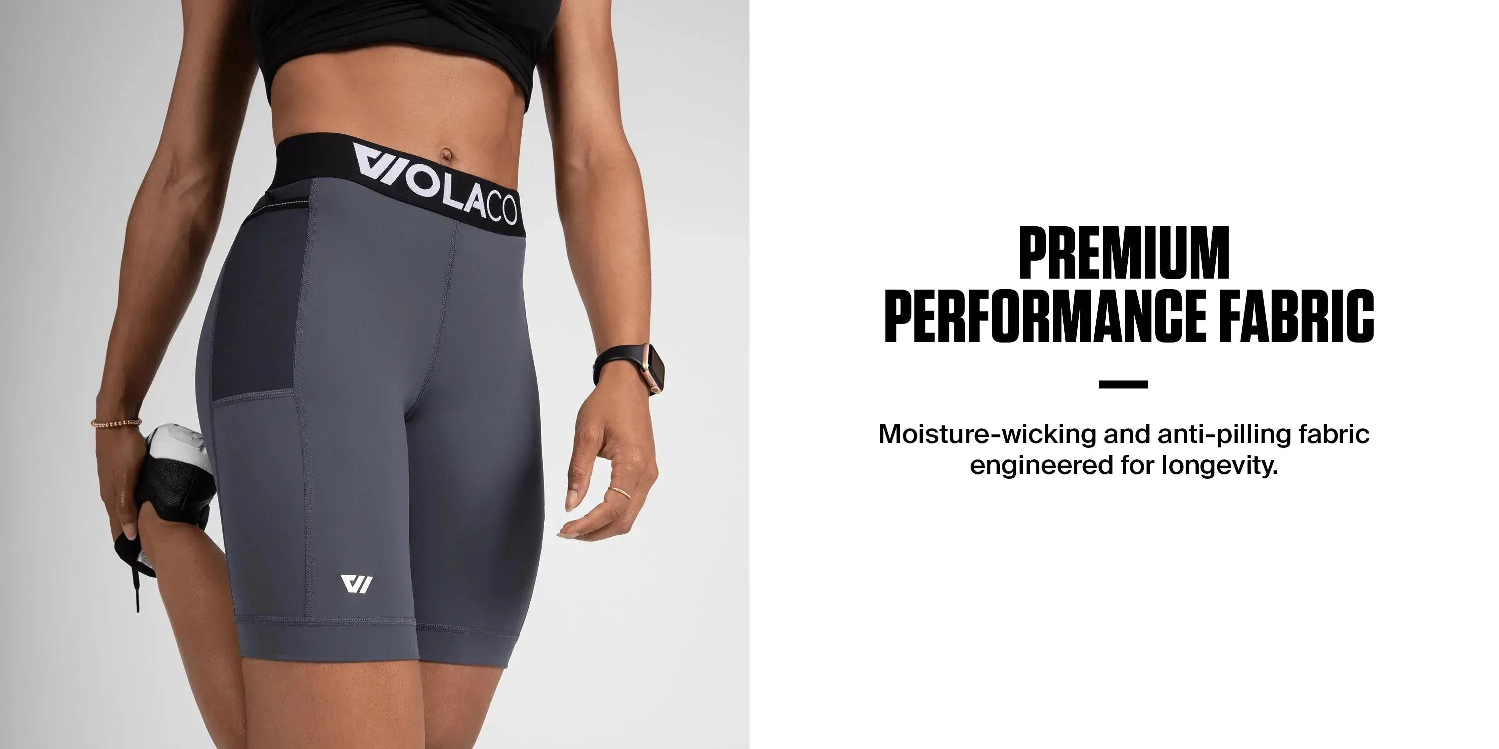 North Moore Biker Short 5-Pack (Black and Black and Black and Black and Black)