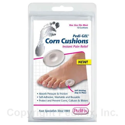 Pedifix Pedi-GEL Corn Cushions, Package of 12