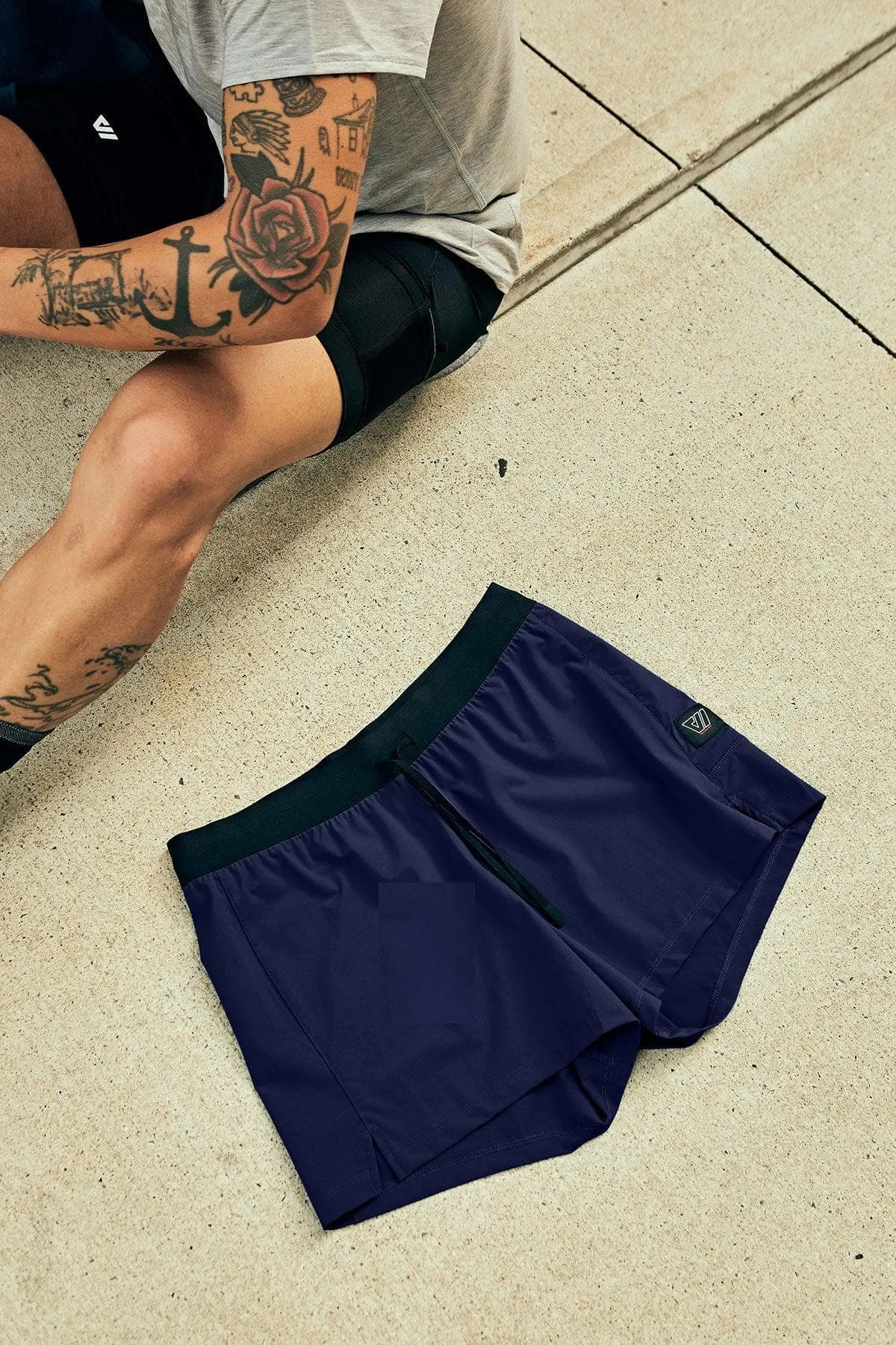 Spring Short in Navy