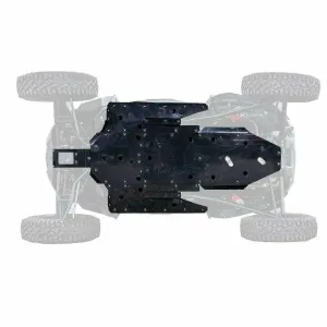 SuperATV Polaris RZR XP Turbo S Full Skid Plate