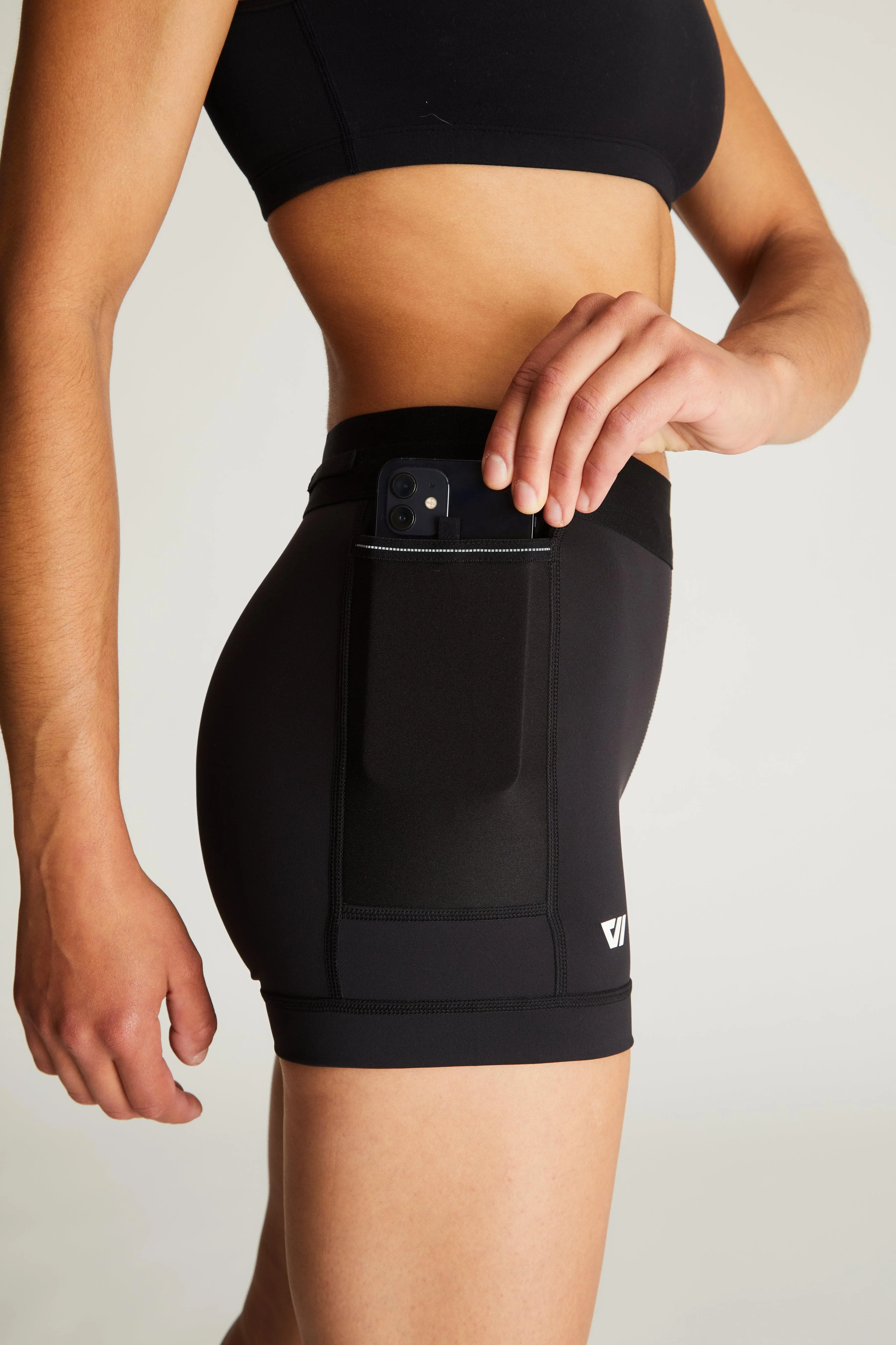 Women's Sprint Half Tight in Black
