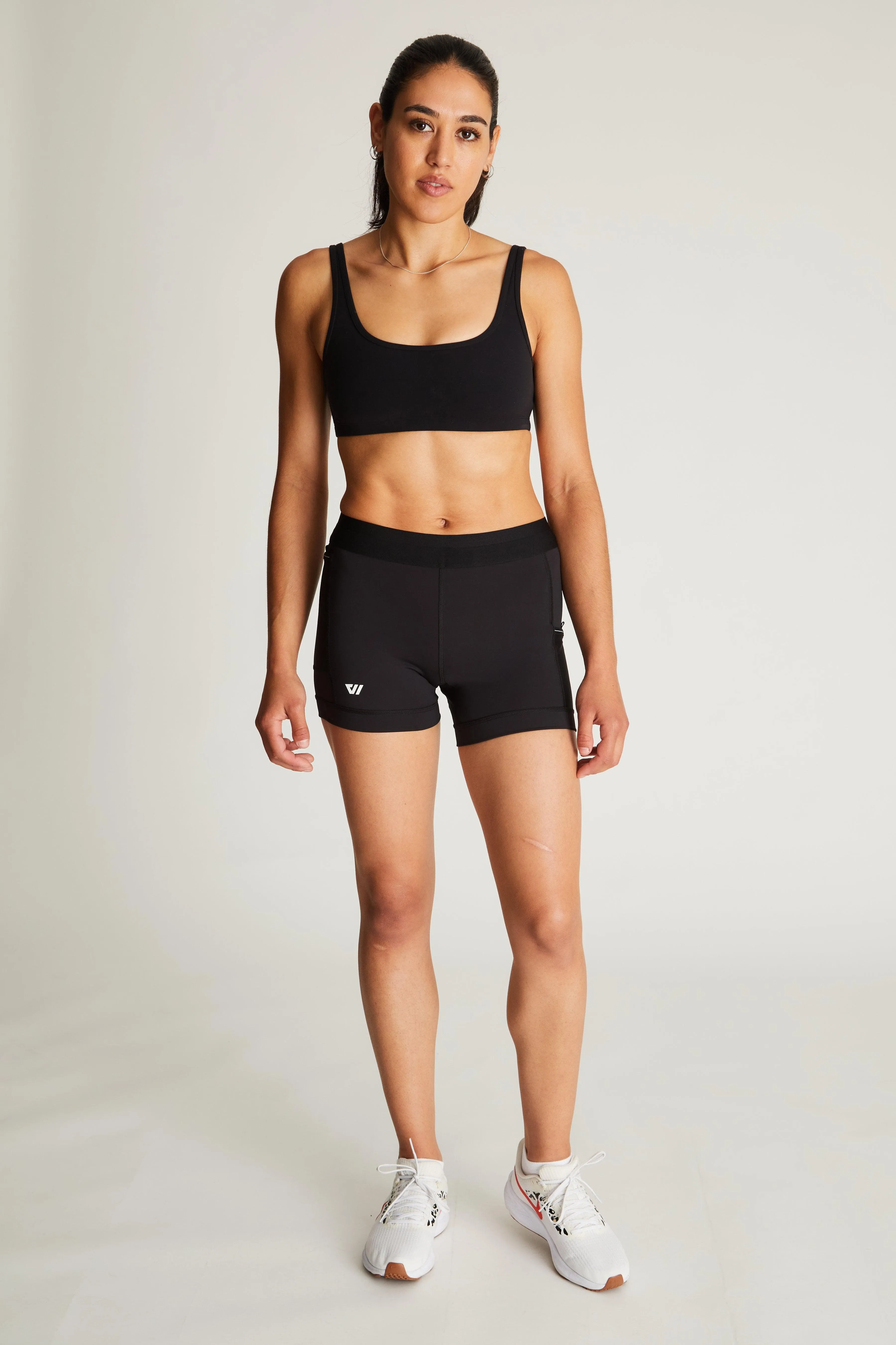 Women's Sprint Half Tight in Black