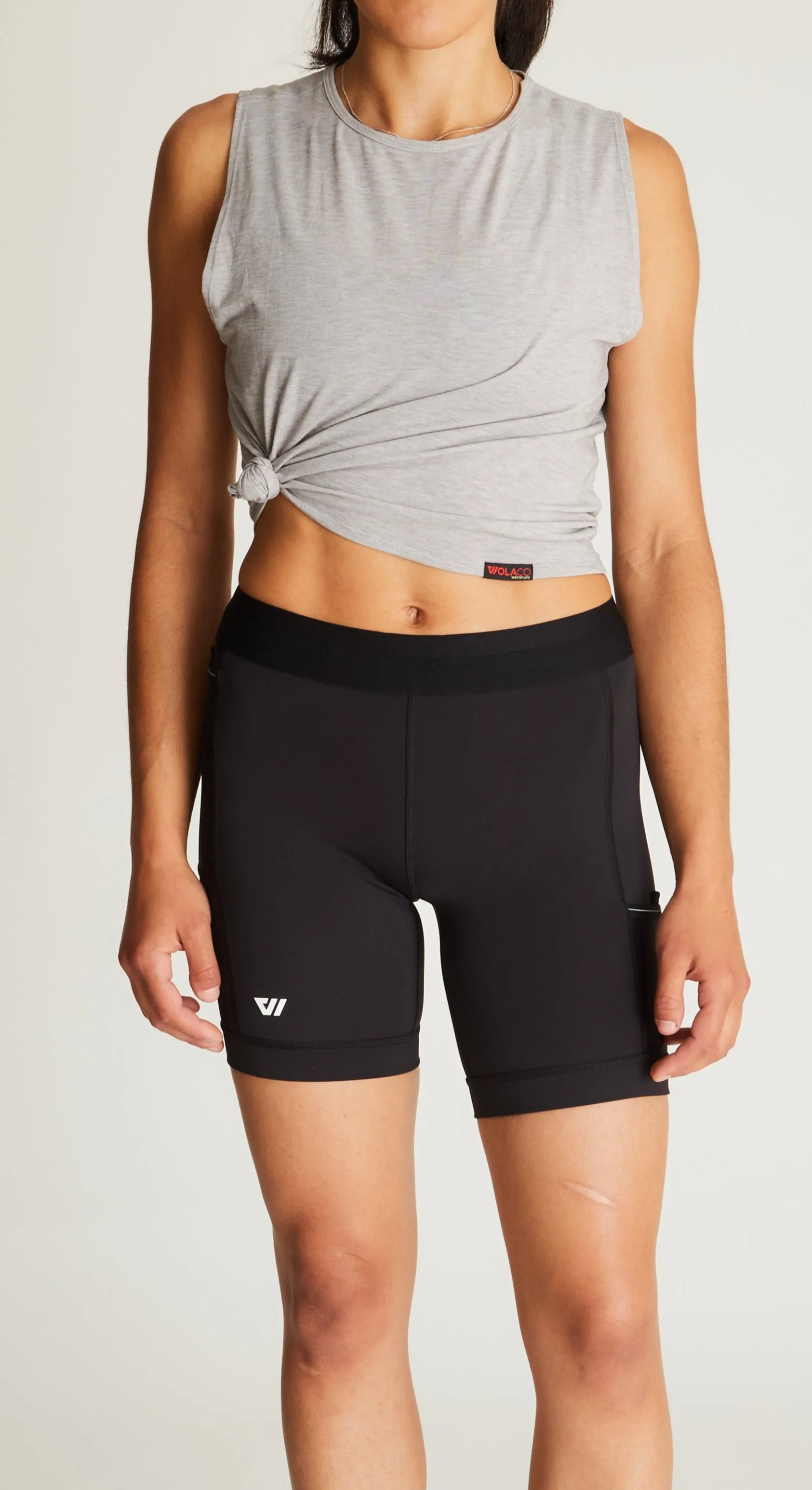 Women's Sprint Half Tight in Black