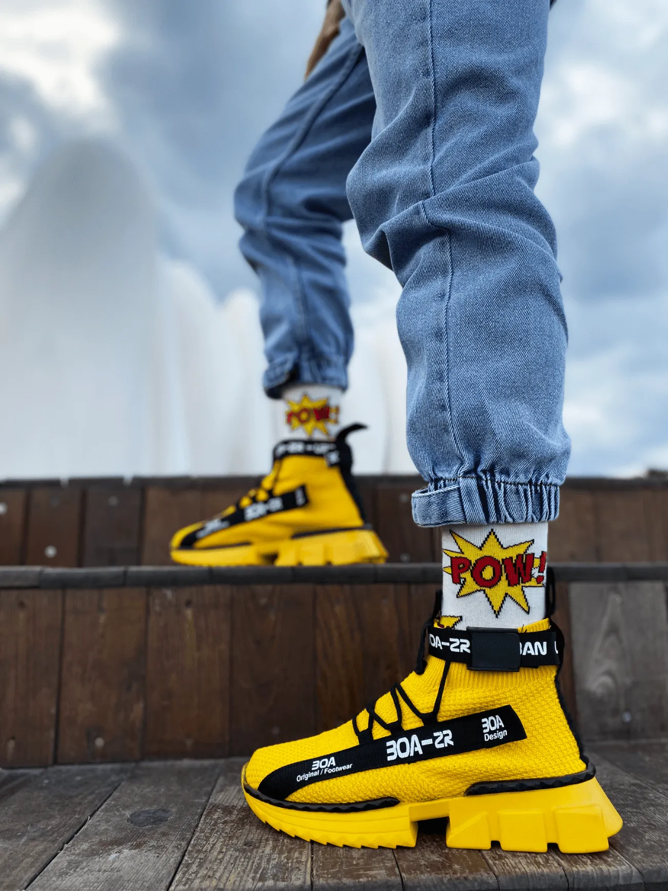 Zr-x700 Men's Style Yellow Color Sports Shoes