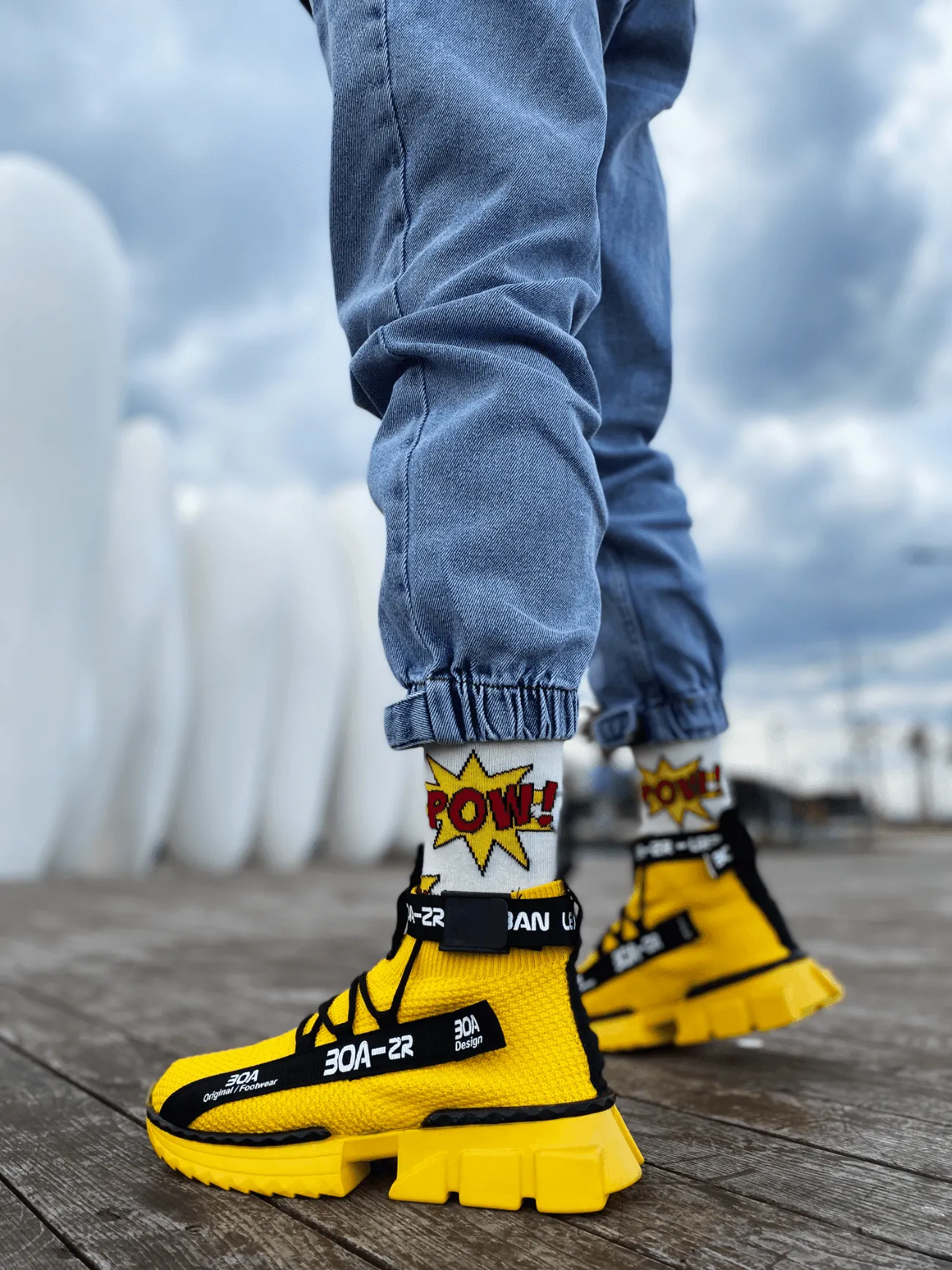 Zr-x700 Men's Style Yellow Color Sports Shoes